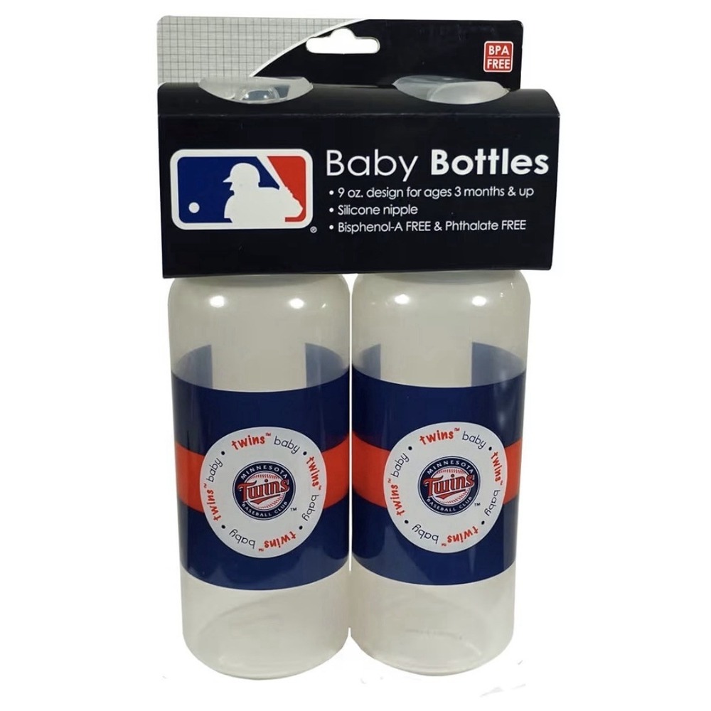 Minnesota Twins Baby Bottles 9oz 2 Pack [NEW] MLB‎ Bottle Babies Baby Shower